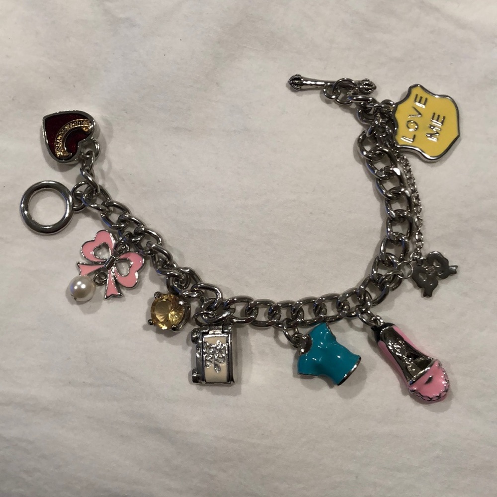 Juicy Couture silver charm bracelet